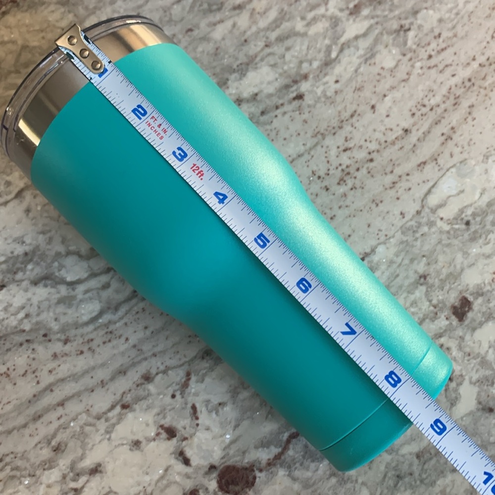 ZAK! Turquoise 30oz Stainless Steel Insulated Tumbler - Picture 10 of 11